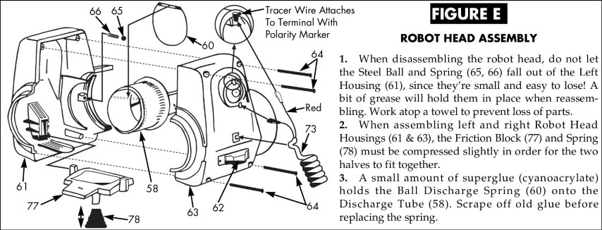 Newgy Spare Part 2000-176, RH Steel Ball